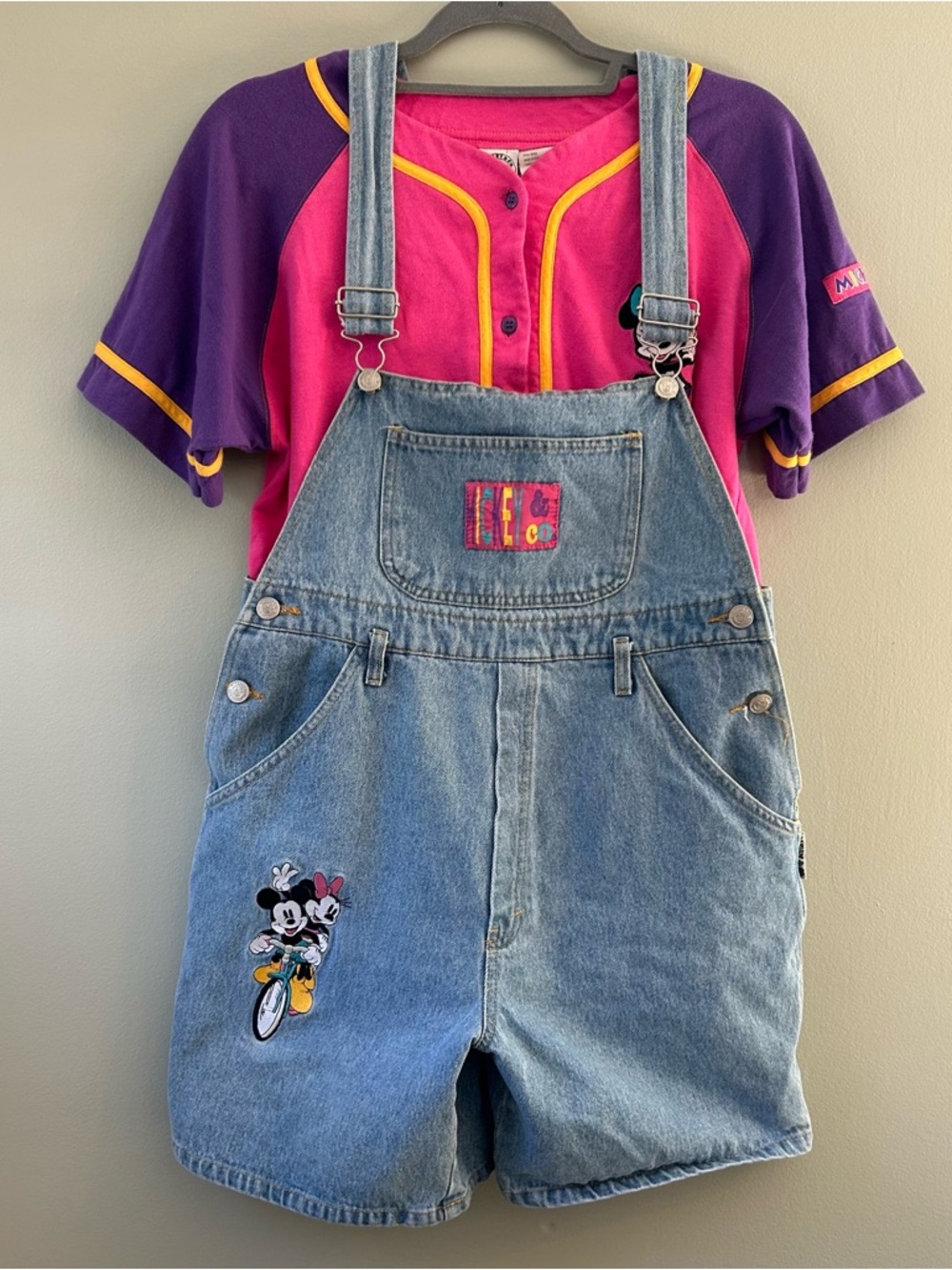 Vintage Mickey Mouse Overall Set